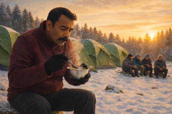 Hydration helps regulate body temperature on a Himalayan winter trek